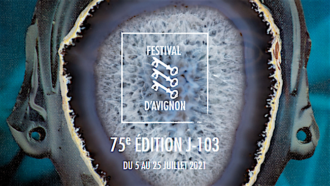 L'affiche du festival d'Avignon 2021 est une composition signée Théo Mercier. DR 