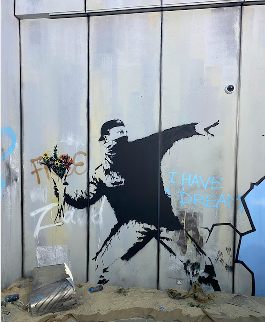 Rage, the Flower thrower , L'homme au bouquet de fleur, Jerusalem