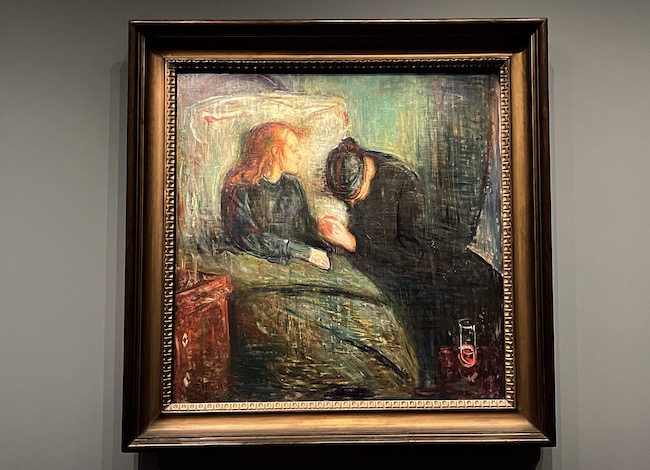 Très sensible à la maladie incurable de sa jeune sœur, Munch ne cesse de représenter la souffrance que son état lui inspire. ©RivaudNAJA