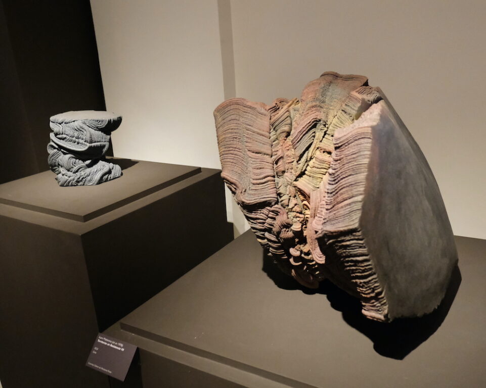 Icaro Maiterena, œuvres issues de la série Terrotorios en Resistancia, grès. ©Rivaud-NAJA