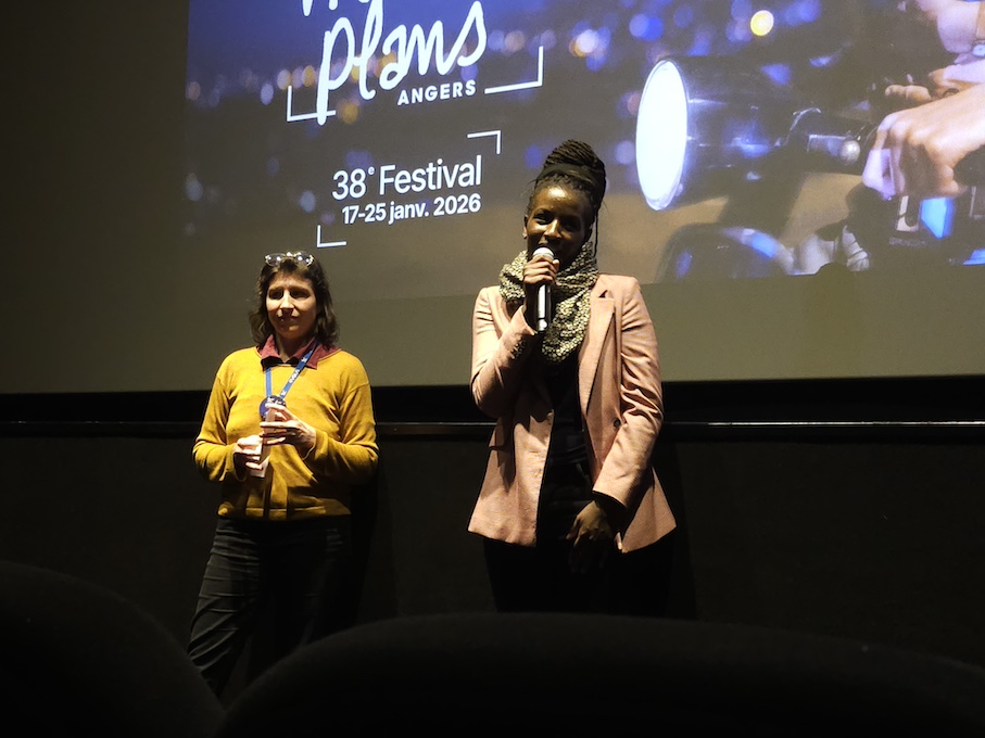 Mariama Gueye lors de la projection de son premier court-métrage en tant que réalisatrice au festival Premiers Plans