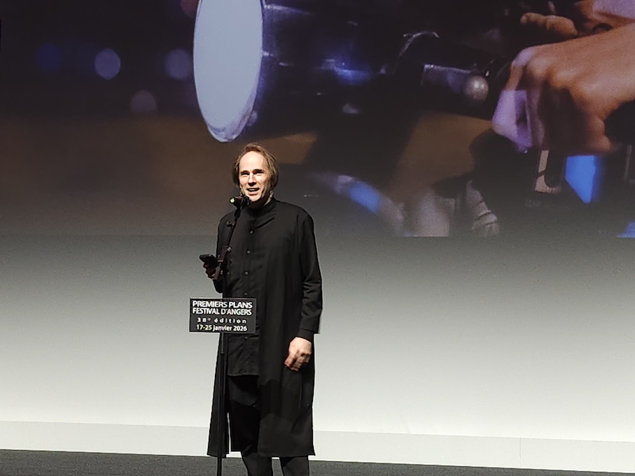 Lauri-Matti Parppei au festival Premiers Plans d'Angers pour l'avant-première de son film La Lumière ne meurt jamais