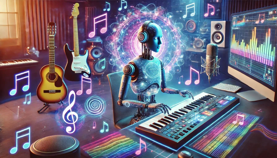 Selon la SACEM, un compositeur sur deux dans la tranche des moins de 35 ans a recours à l'IA. DR