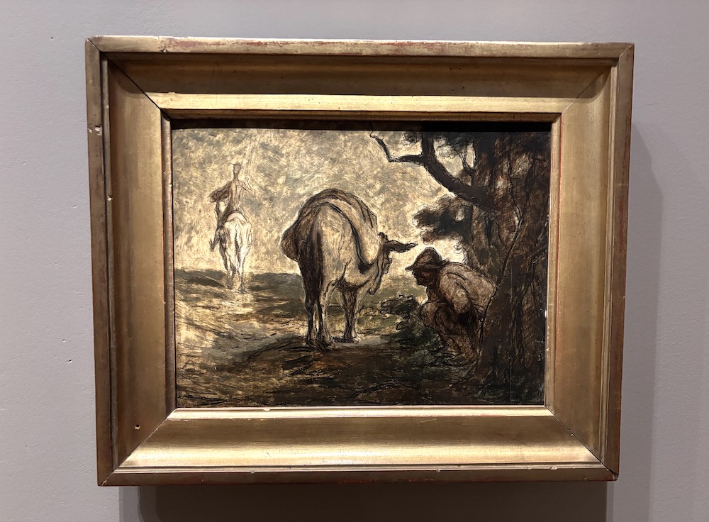 Honoré Daumier, Don Quichotte et Sancho Panza. Tableau peint vers 1855. ©Rivaud/NAJA