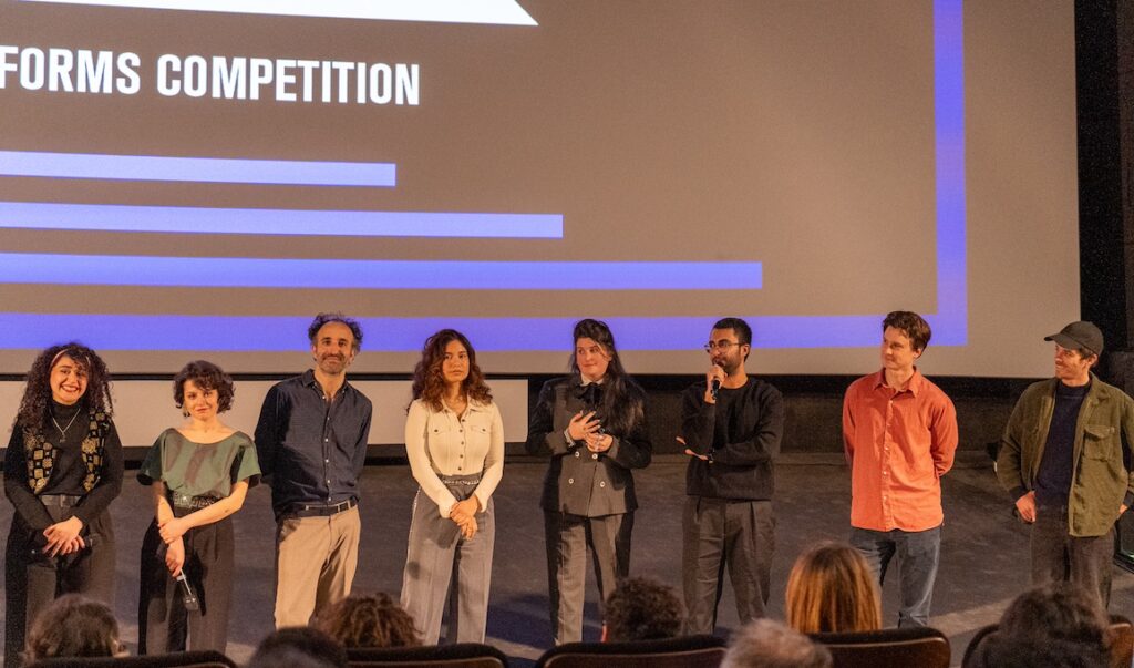 L'équipe de la série Happiness lors de l'avant-première mondiale à Séries Mania