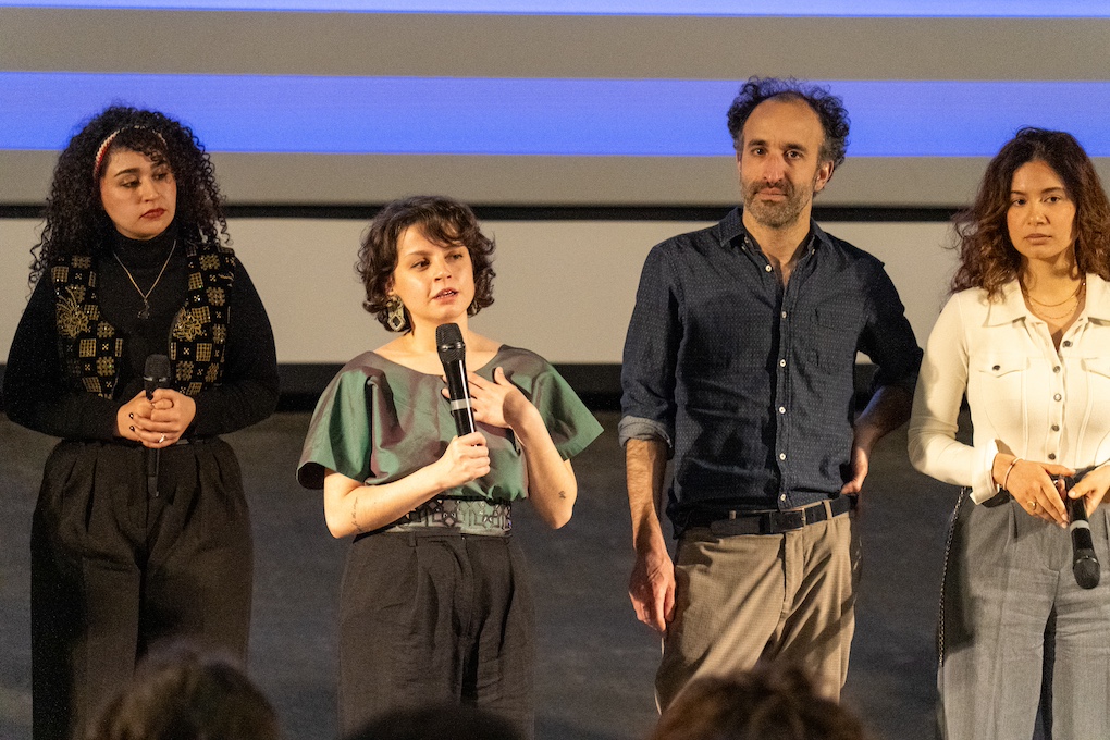 Les actrices de Happiness lors de la projection en avant-première mondiale à Séries Mania
