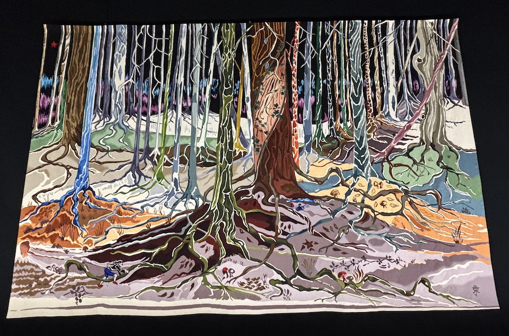 Beleg découvre Fliding à Taur-Nu-Fuin, illustration de Tolkien pour The Silmarillion, 1927. ©Rivaud/NAJA