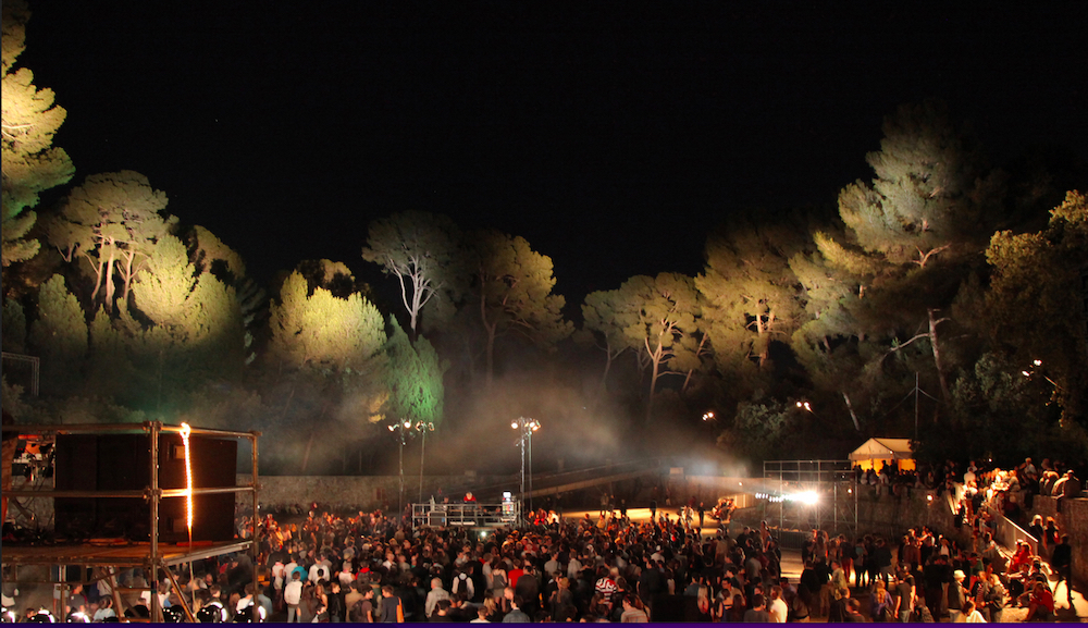 Les soirées du Printemps des Comédiens dans la magnifique pinède du Domaine d'O de Montpellier © Marie Clauzade