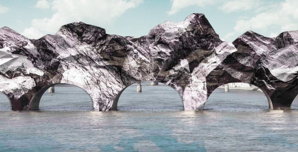 La Caverne du Pont Neuf, Esquisse préparatoire, 2026. Photo Courtesy Atelier JR ©Atelier JR