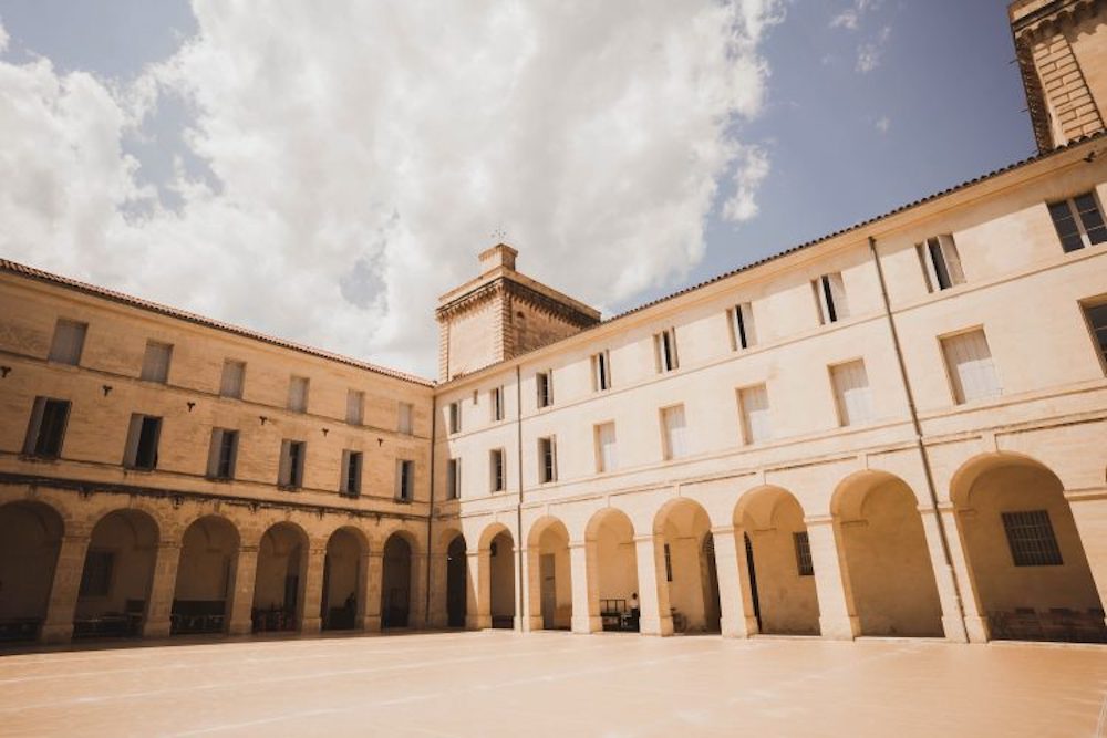 La cour de l'Agora cité internationale de la danse à Montpellier. DR