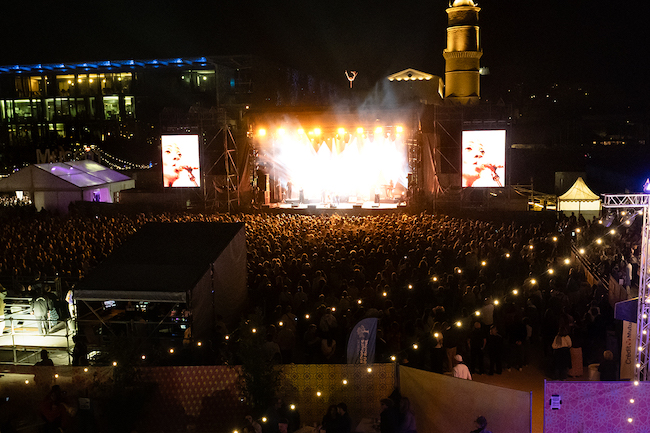 La 35e édition de la Fiesta des Suds sur l’Esplanade Gisèle Halimi à Marseille. © Jean de la Peña