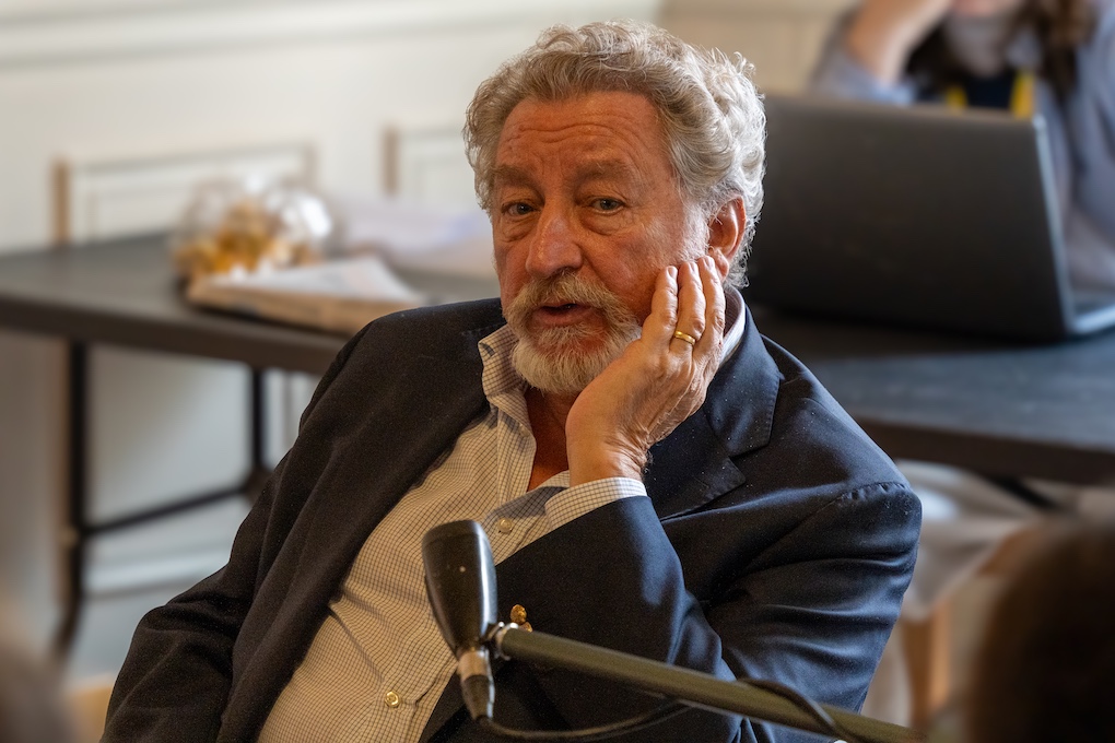 Robert Guédiguian lors de la présentation de Une femme aujourd'hui au Cinemed de Montpellier