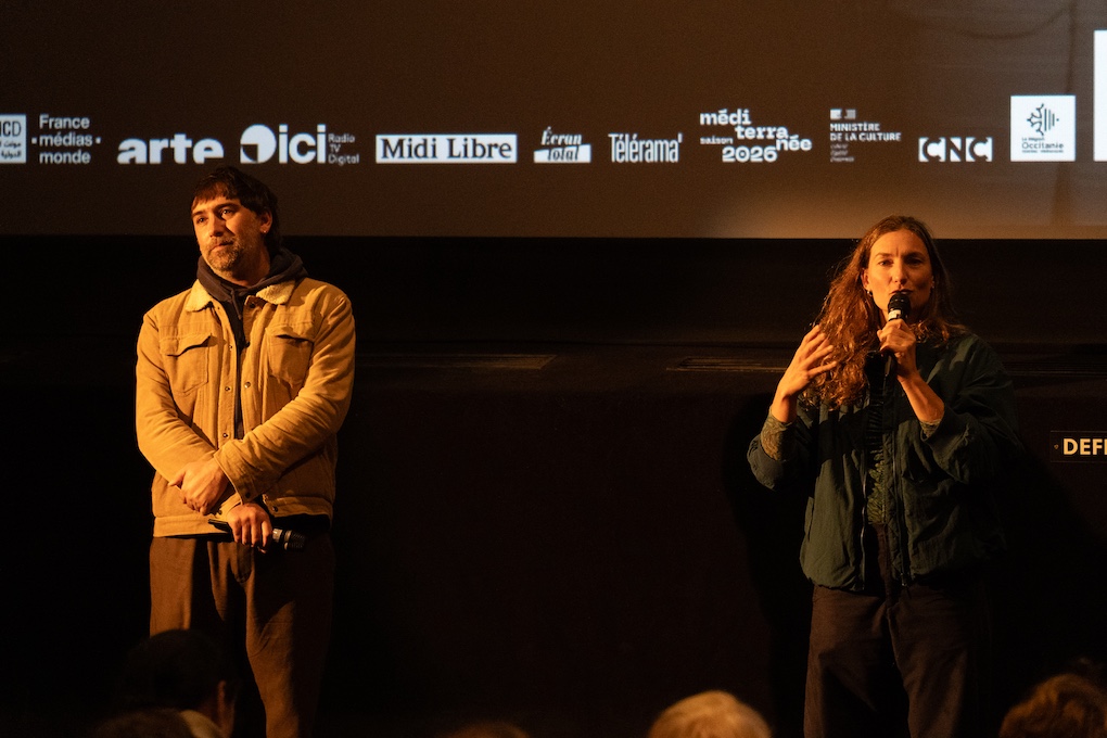 Fanny Liatard et Jérémy Trouilh  présentent Les yeux verts en avant-première au festival Cinemed